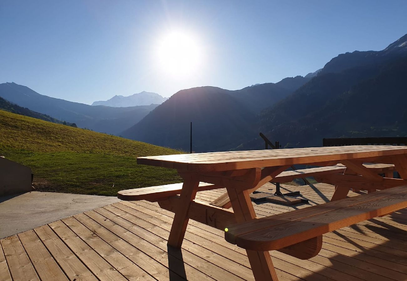 Résidence à Hauteluce - Spacieux appartement 8 pers. vue Mont Blanc 