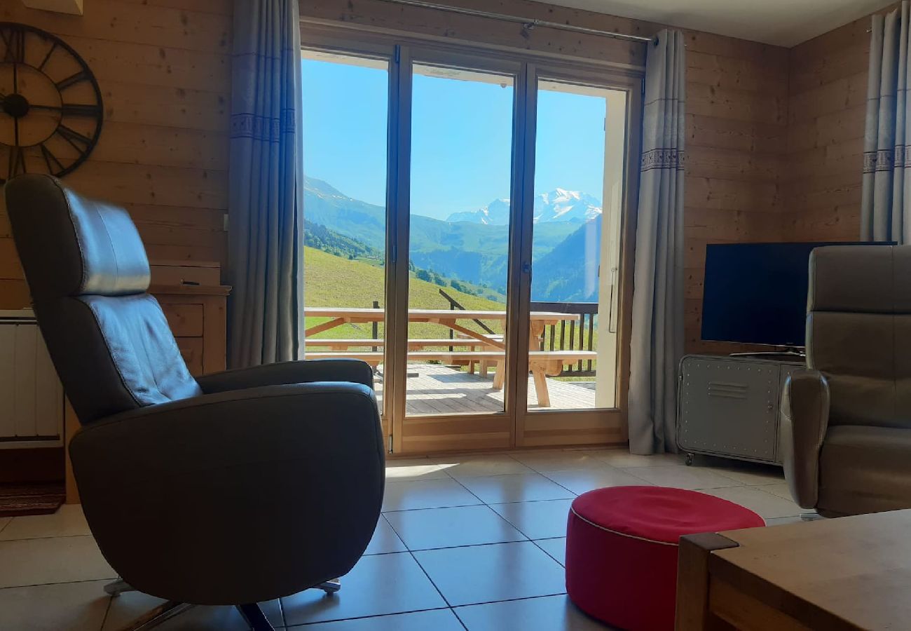 Résidence à Hauteluce - Spacieux appartement 8 pers. vue Mont Blanc 