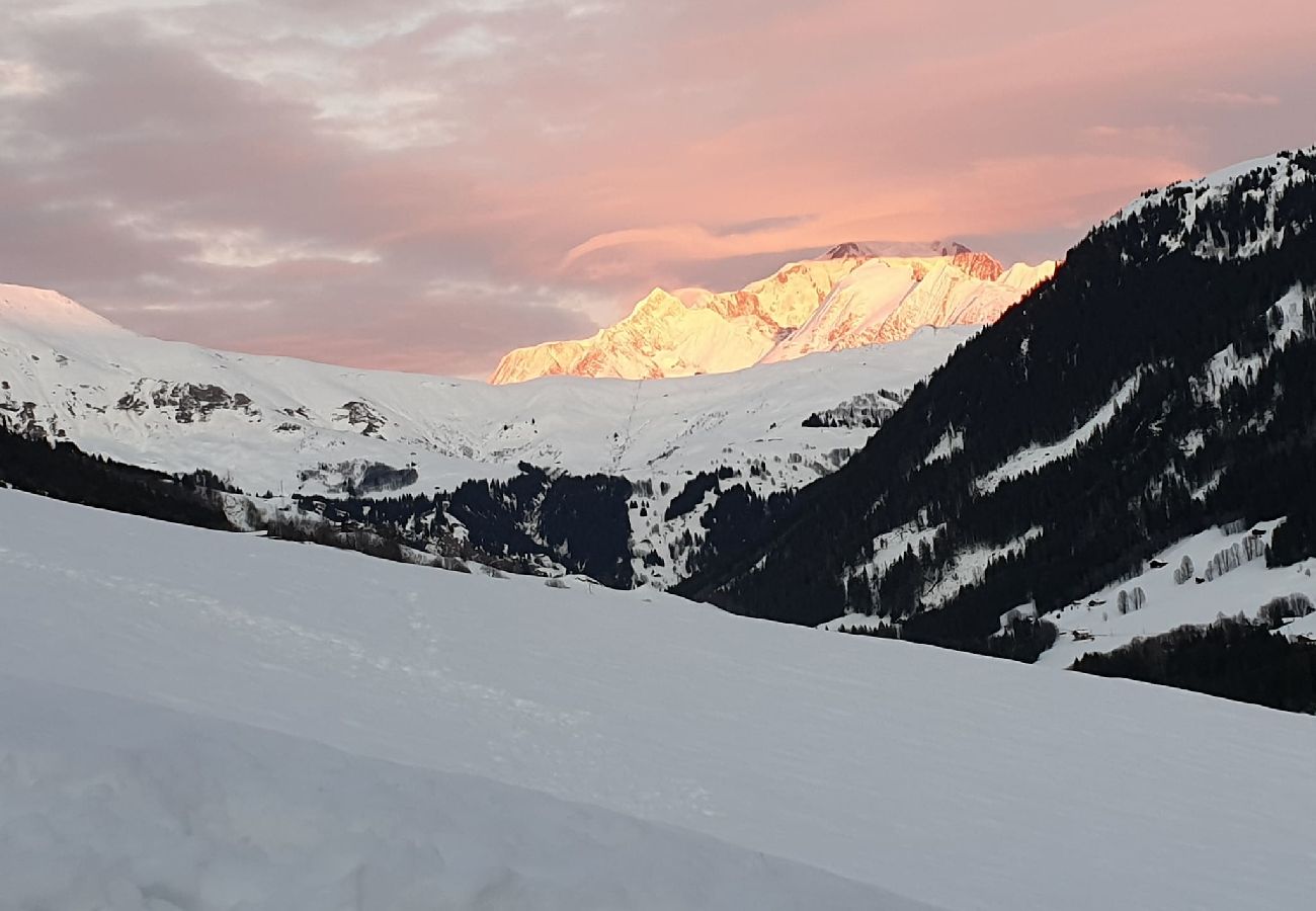 Résidence à Hauteluce - Spacieux appartement 8 pers. vue Mont Blanc 