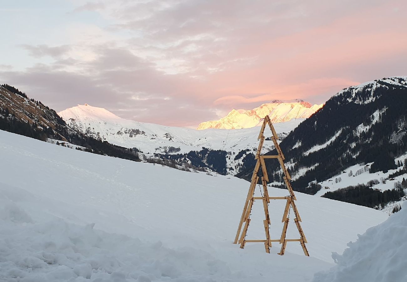 Résidence à Hauteluce - Spacieux appartement 8 pers. vue Mont Blanc 