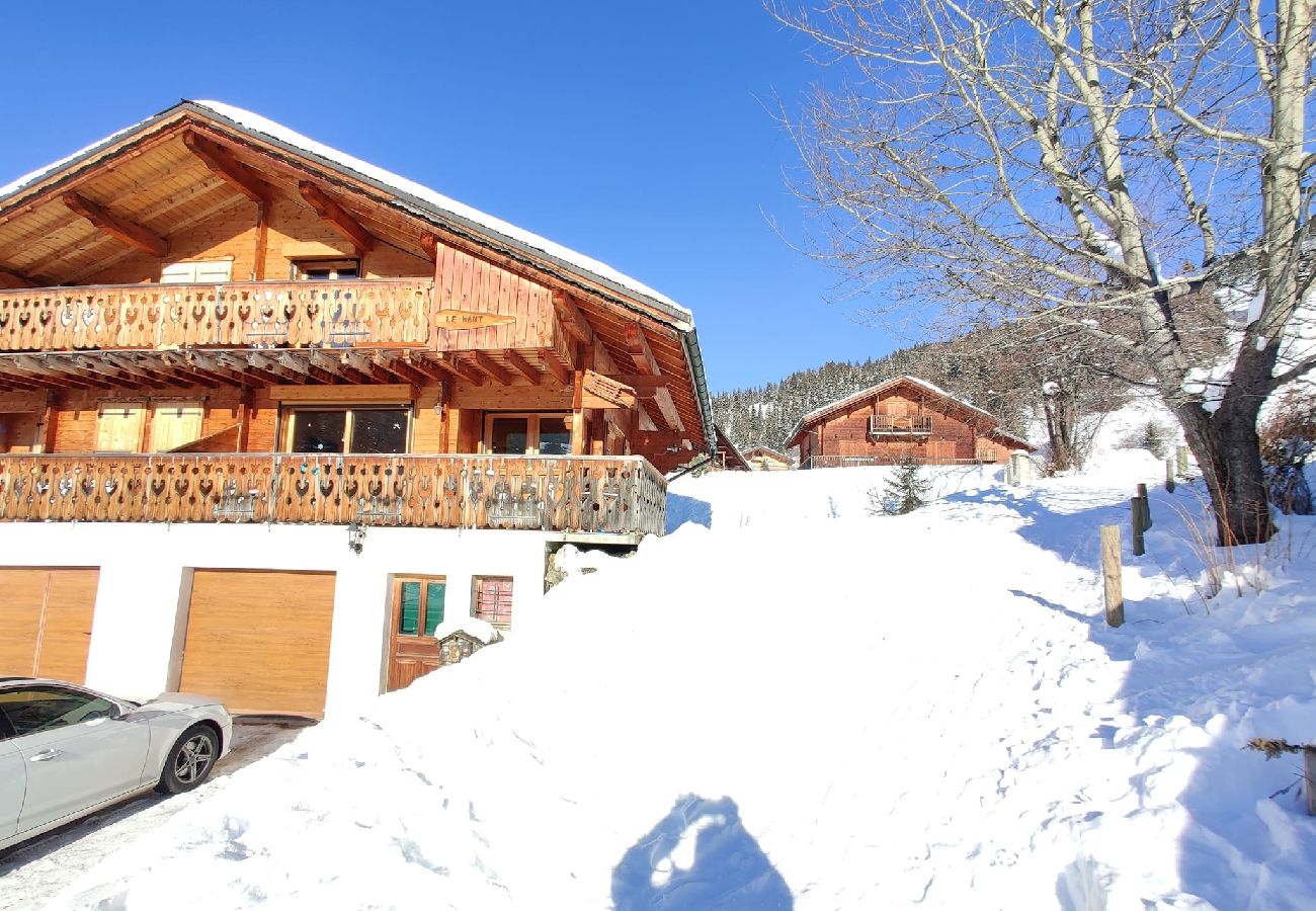 Chalet à Hauteluce - Les Saisies : superbe chalet mitoyen entrée station