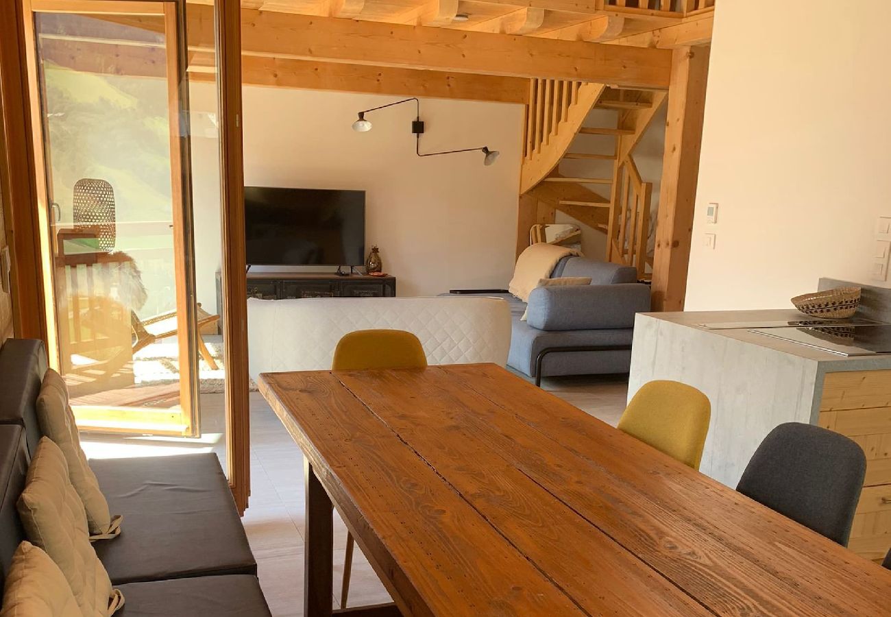 Appartement à Hauteluce - Vaste et lumineux duplex 10 personnes 