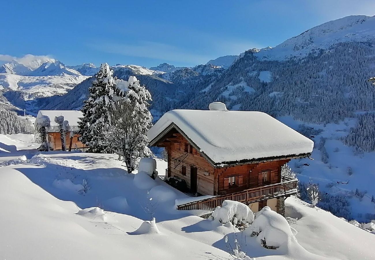 Chalet à Hauteluce - Spacieux chalet 10 pers. vue Mont Blanc