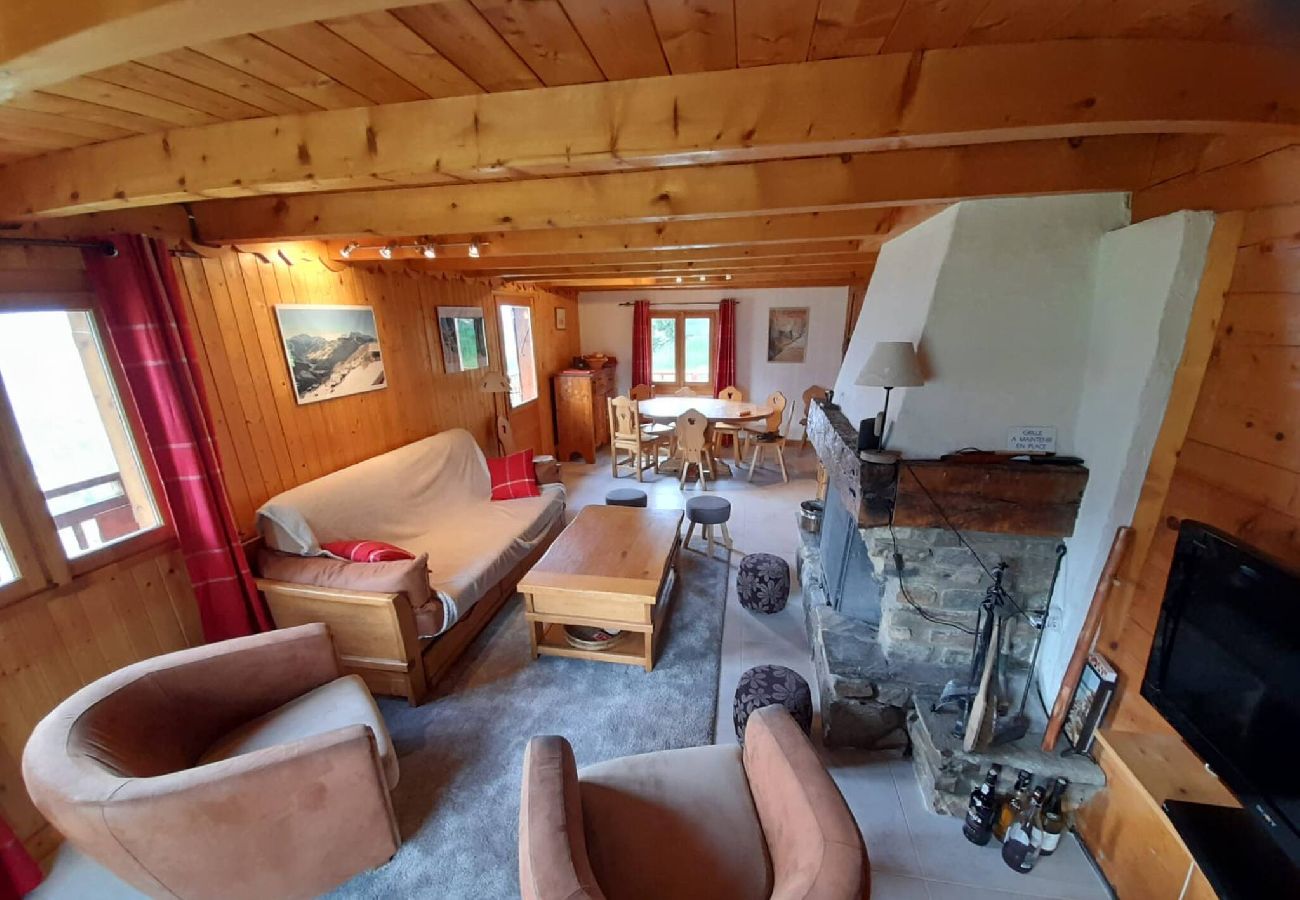 Chalet à Hauteluce - Spacieux chalet 10 pers. vue Mont Blanc