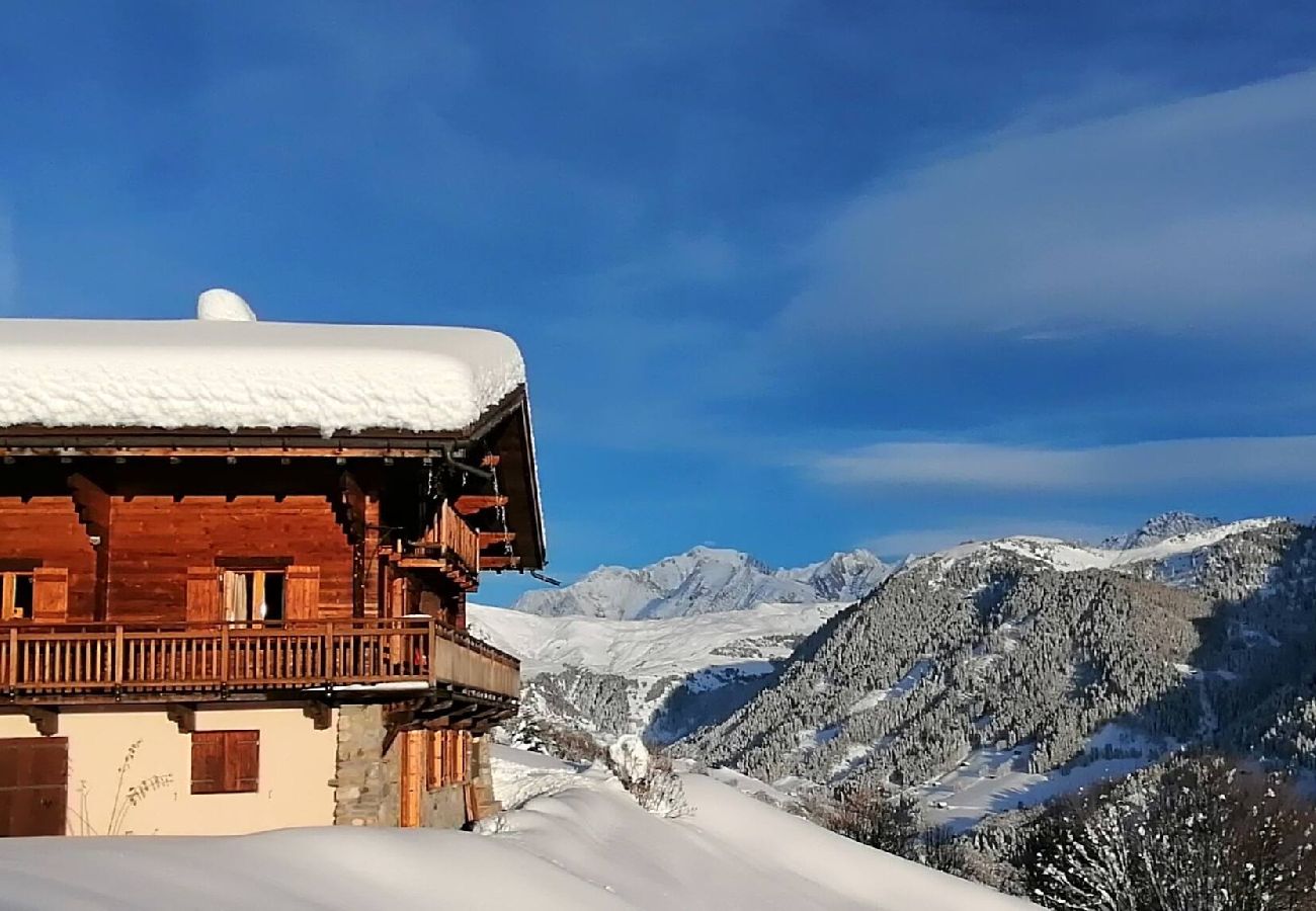 Chalet à Hauteluce - Spacieux chalet 10 pers. vue Mont Blanc