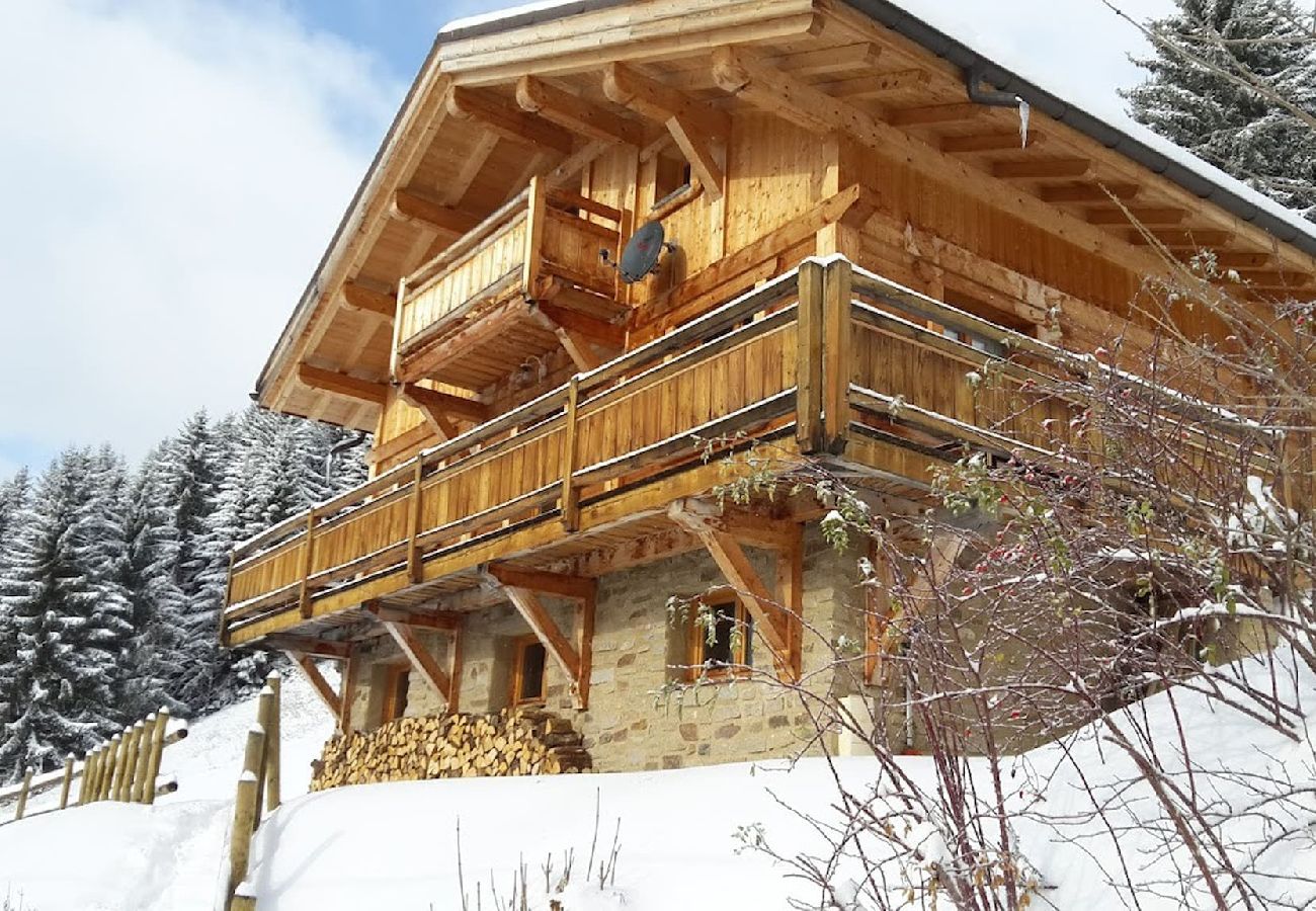 Chalet à Villard-sur-Doron - Chalet de luxe 14 pers. proche Les Saisies 