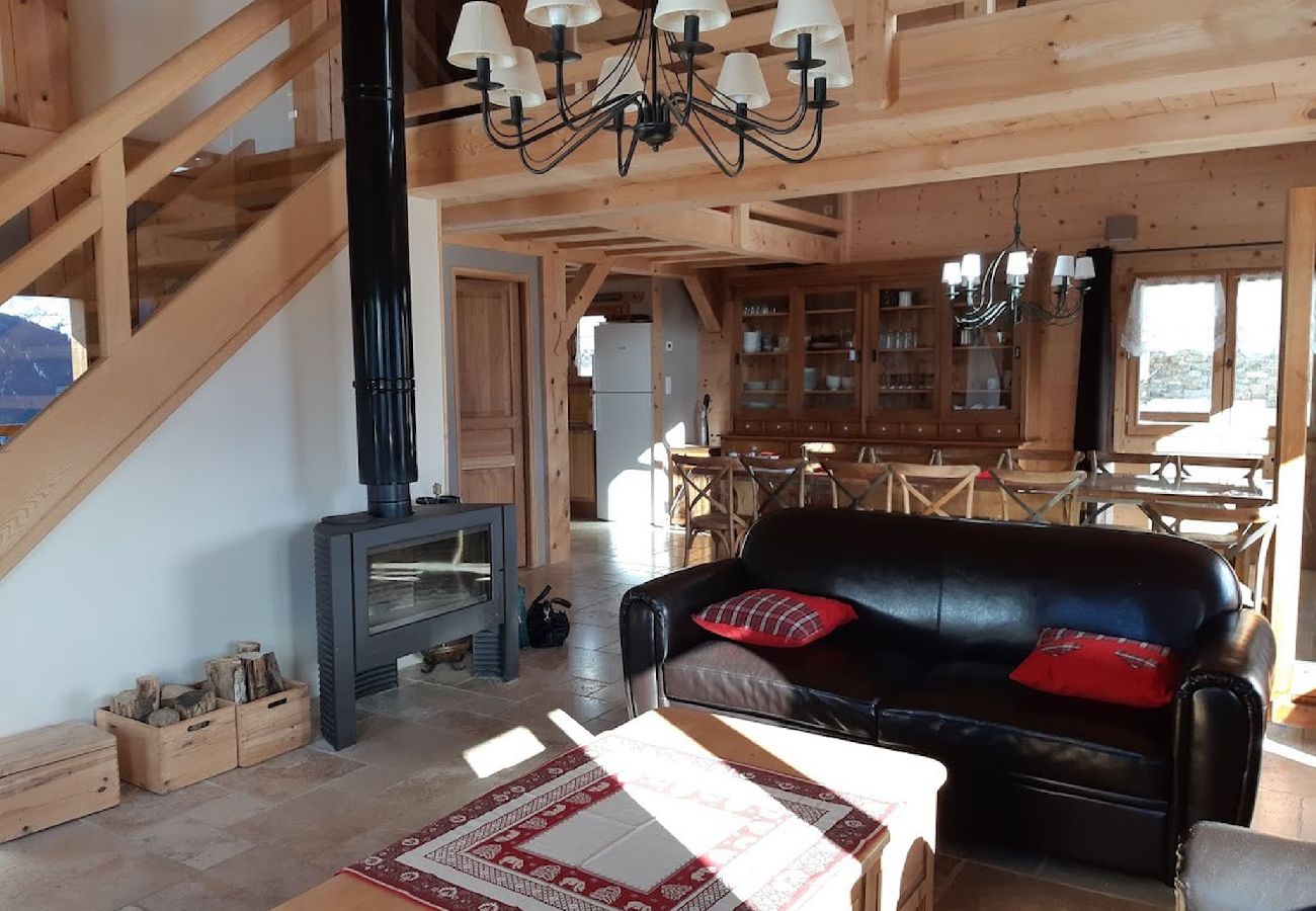 Chalet à Villard-sur-Doron - Chalet de luxe 14 pers. proche Les Saisies 