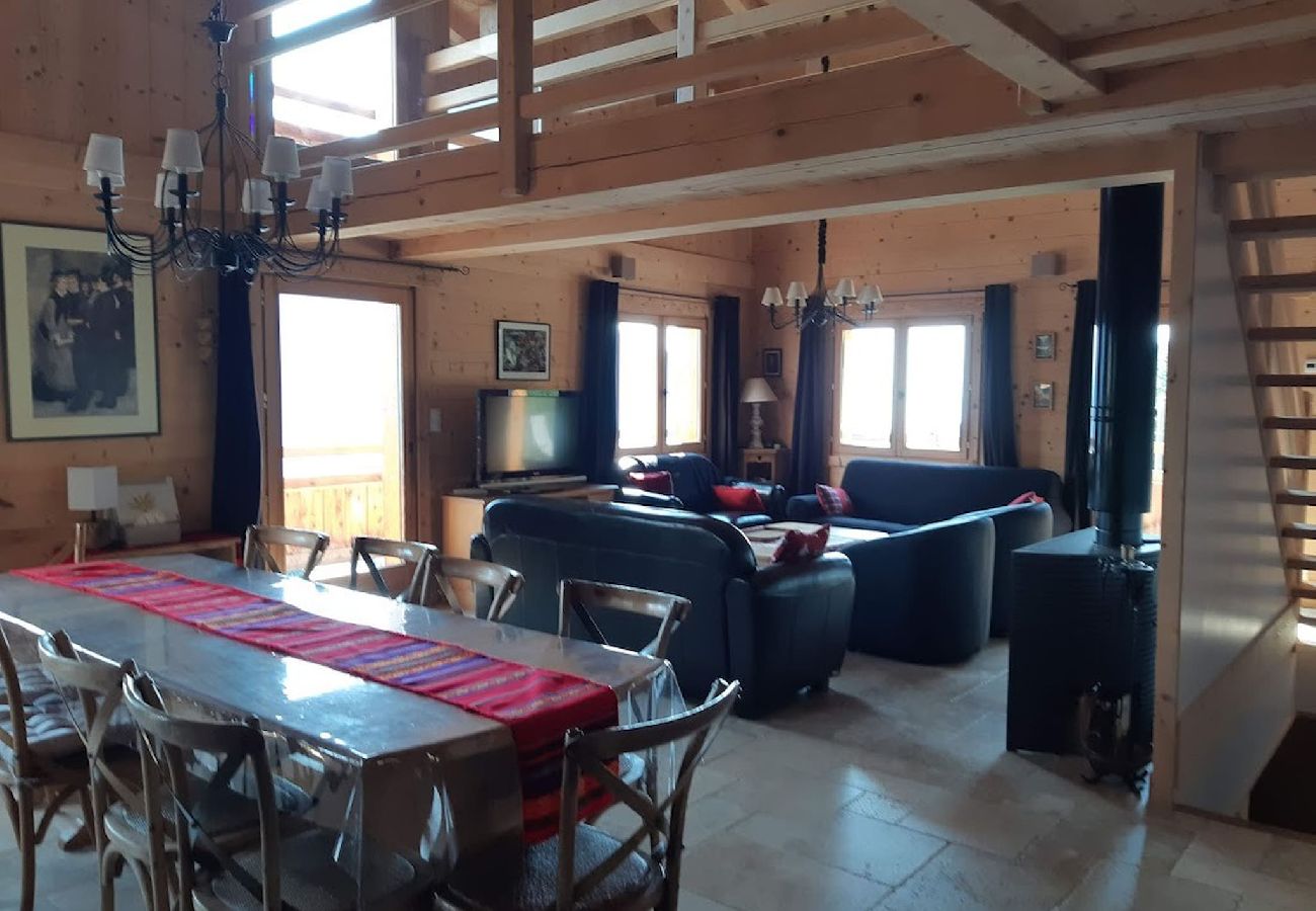 Chalet à Villard-sur-Doron - Chalet de luxe 14 pers. proche Les Saisies 