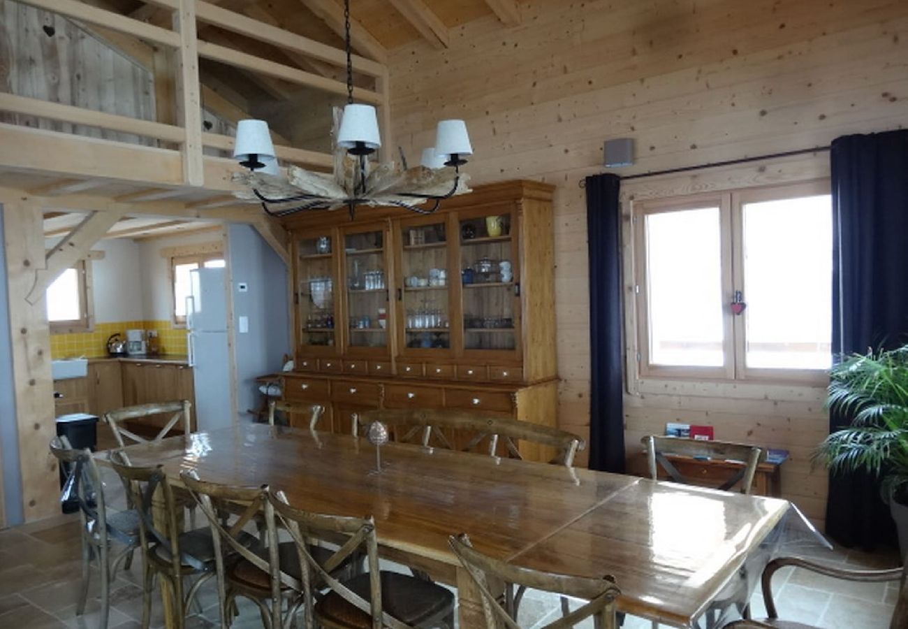 Chalet à Villard-sur-Doron - Chalet de luxe 14 pers. proche Les Saisies 