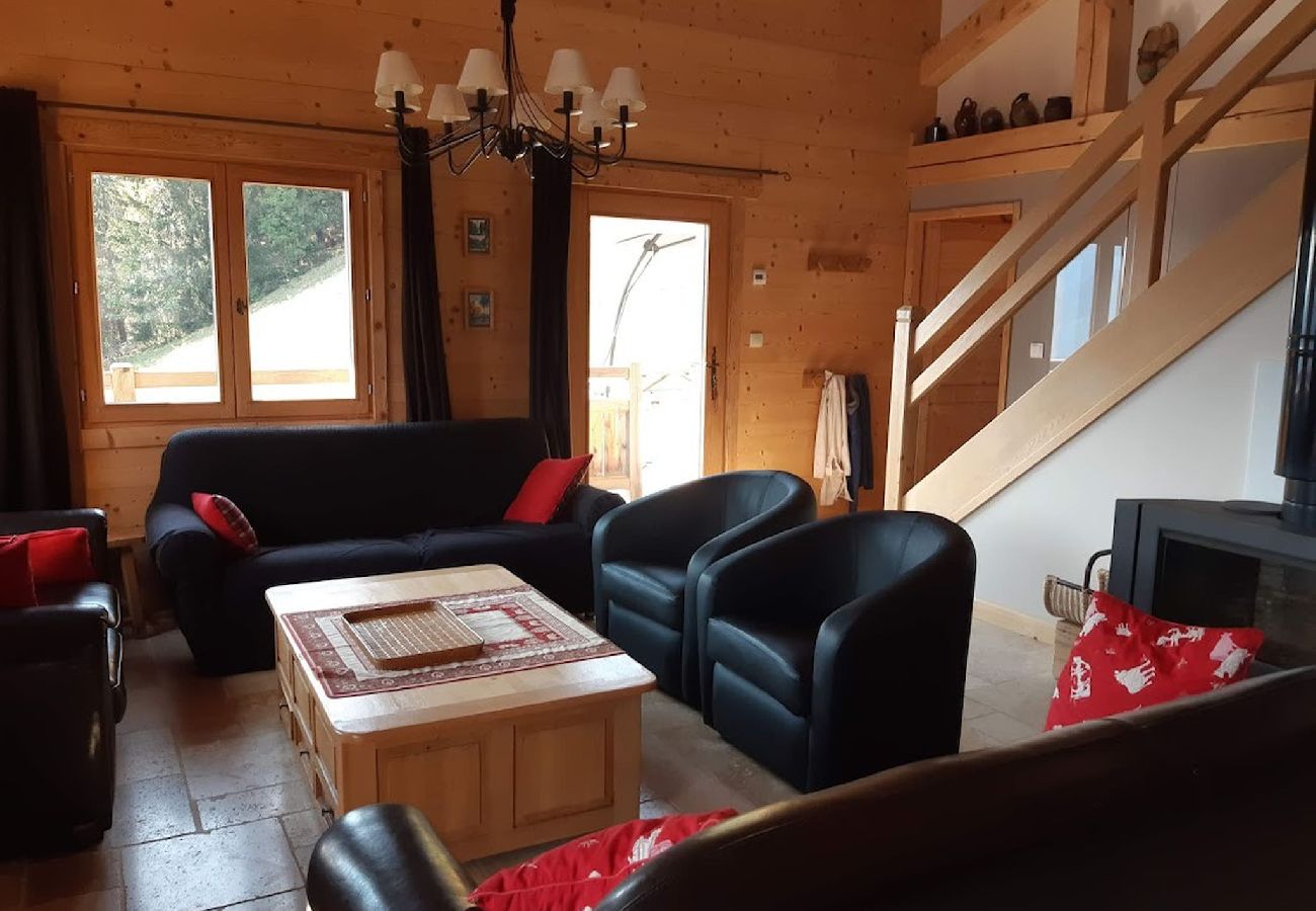 Chalet à Villard-sur-Doron - Chalet de luxe 14 pers. proche Les Saisies 