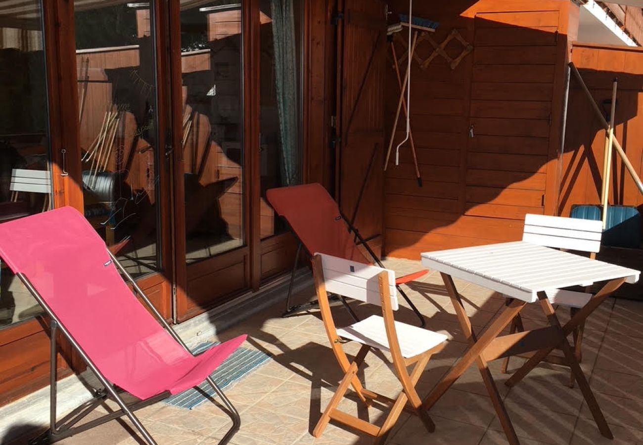 Appartement à Hauteluce - Les Saisies :  appartement familiale avec grande terrasse, skis aux pieds !